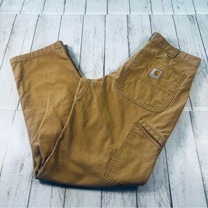 Carhartt Relaxed Fit Canvas Double Knee Utility Work Pants 32x32